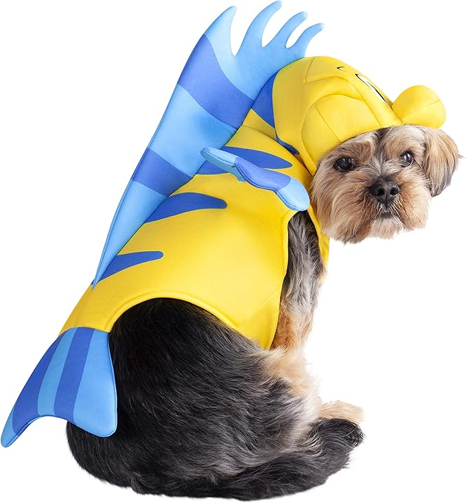 Rubies Disney Little Mermaid: Flounder Pet Costume for For Dogs or Cats, Medium