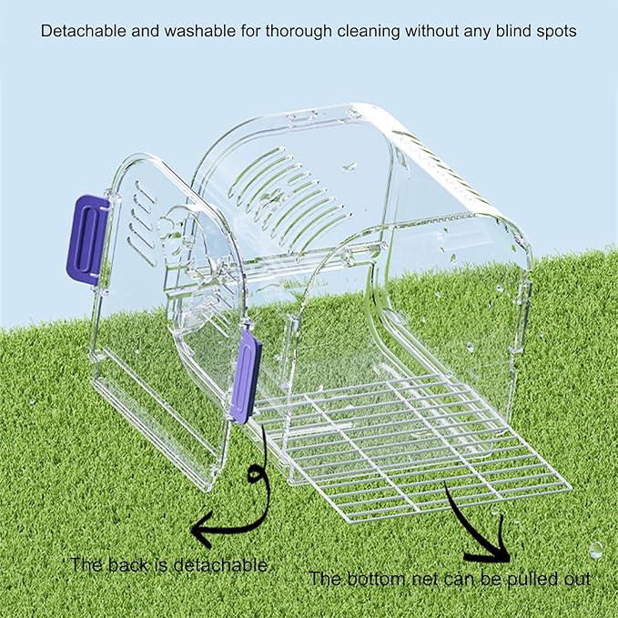 Security Pet Satchels Large Capacity Slings Ventilated Travel Carriers for Outdoor Bird Excursions Outdoor Bird Carriers