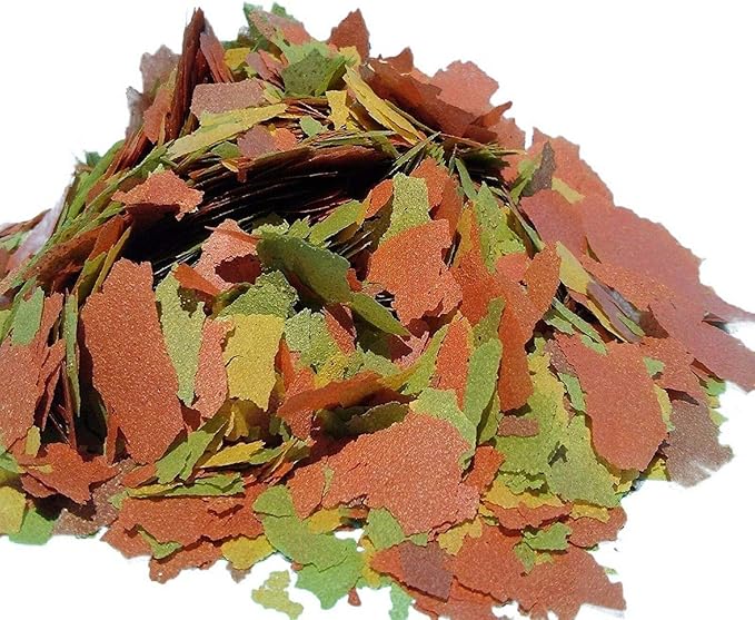 A Lot'l Axolotls Tropical Fish Flakes - Colour Enhancing - High Protein - Staple Food - 227g / 8 Oz Value Size