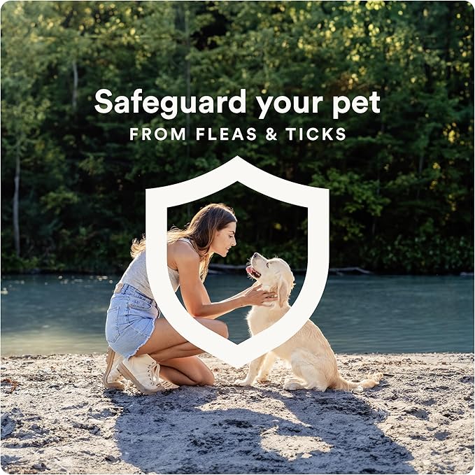 Advecta Ultra Flea and Tick Prevention for Dogs - Blue Flea and Tick Treatment & Control - Mosquito Repellent - Fast Acting Waterproof Topical Drops, 4 Month Supply