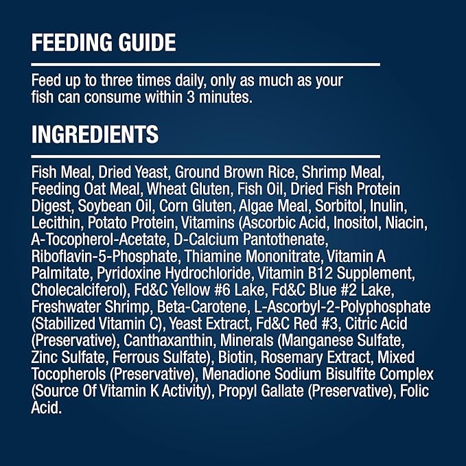 Tetra Goldfish Flakes, Nutritionally Balanced Diet For Aquarium Fish, Vitamin C Enriched Flakes, 4.52 lbs oz