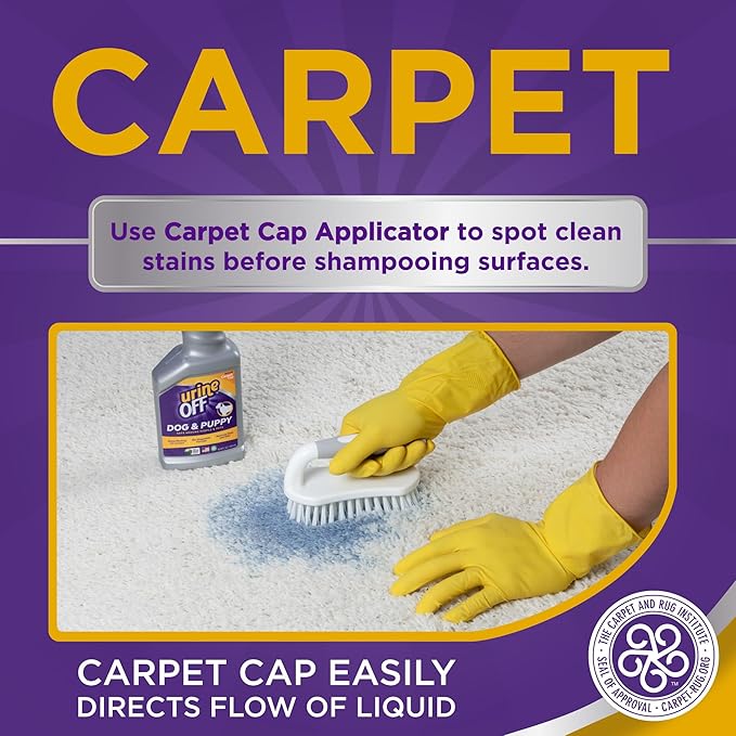Urine OFF Puppy & Dog Odor & Stain Remover| Fresh Scent Carpet Cleaner Spray | Bio Enzymatic Stain & Urine Odor Remover | Pet Safe Cleaner | 16 oz.