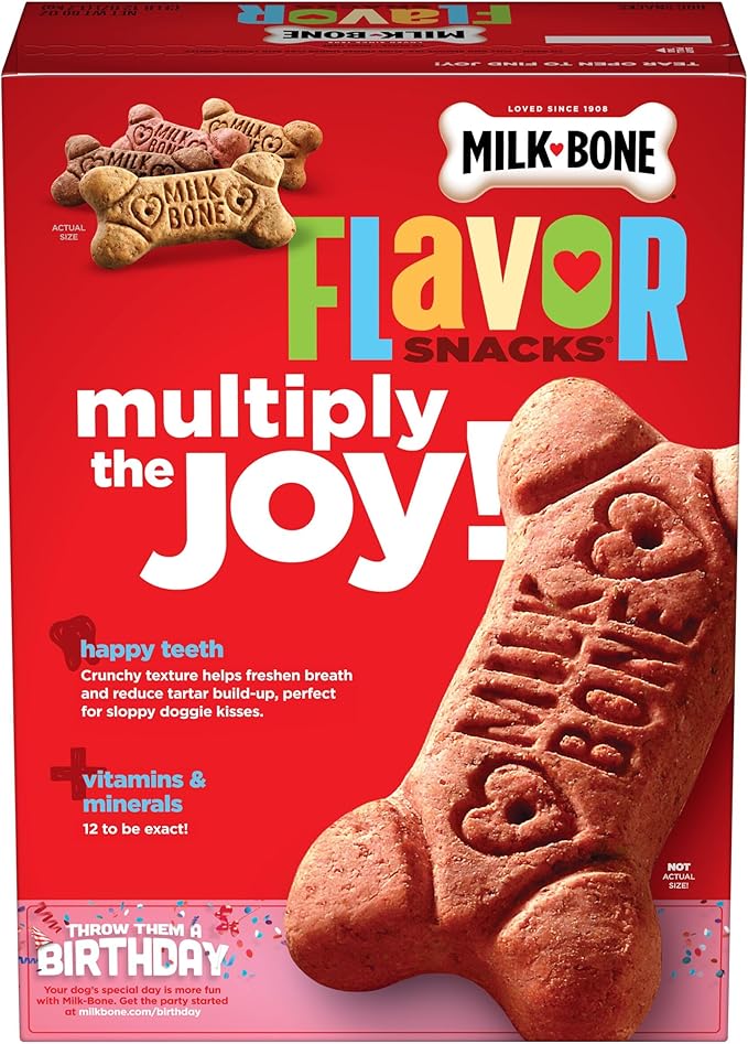 Milk-Bone Flavor Snacks Small Dog Treats, 60 Ounce (Pack of 3)
