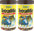 TetraMin Nutritionally Balanced Tropical Flake Food for Tropical Fish, 2.2 oz (Pack of 2)