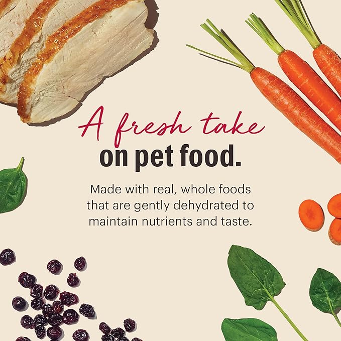 The Honest Kitchen Human Grade Wholemade™ Dehydrated Grain Free Turkey Dog Food - Complete & Balanced Meal or Topper 4 lb Box