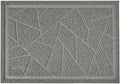 WePet Cat Litter Box Mat, Kitty Premium PVC Pad, Durable Trapping Rug, Phthalate Free, Urine-Resistant, Scatter Control, Mosaic, XXL 47 x 35 Inch, Cadet Grey