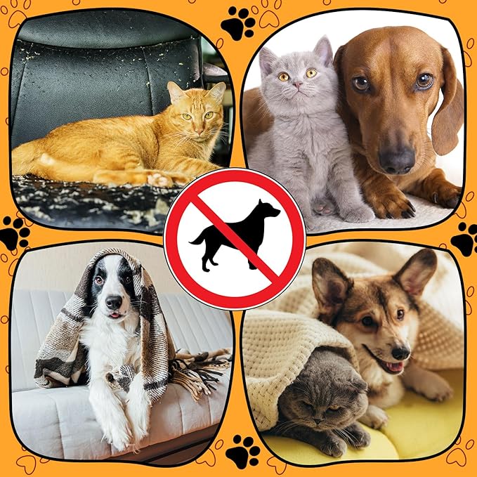 Kigley 1 Pcs Pet Deterrent Mat to Keep Dogs Off Couch, Non-Electric Cat & Dog Deterrent Mat Pain Free Couch Covers to Keep Pets Off Furniture Bed Indoor (66.1" × 59",Khaki)