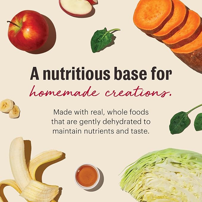 The Honest Kitchen Human Grade Wholemade™ Dehydrated Grain Free Fruit & Veggie Base Mix Dog Food (Just Add Protein), 7 lb Box (Pack of 2)