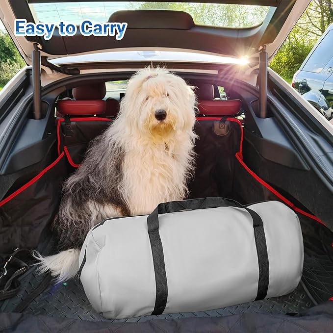 Inflatable Dog Boat Ramp 60"x40", Upgraded Pool Ramp for Dogs, Supports Up to 230 lbs, Stable & Durable Non-Slip Surface, Ideal for Pools, Lakes & Beaches