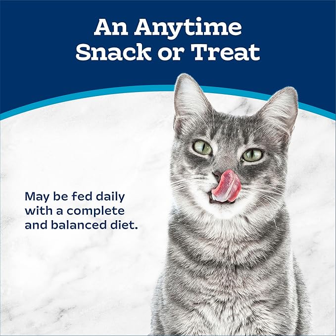 Blue Buffalo Tastefuls Mini Purées, Adult Cat Natural Single-Serving Snack, 24-Count Variety Pack Chicken, Tuna, and Salmon 0.5 oz. (Pack of 1)