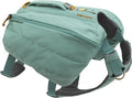 Ruffwear, Front Range Day Pack, Dog Backpack with Saddlebags, 5-Point Adjustment, 3 Leash Points, Padded Handle, Internal Mesh Pockets, Reflective Trim, Light Loop, River Rock Green, Medium