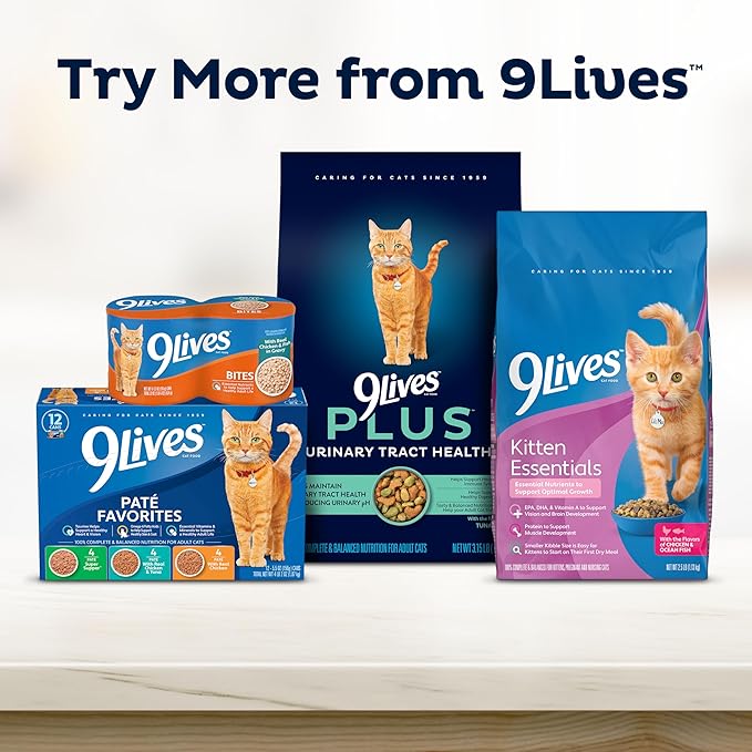 9Lives Daily Essentials Dry Cat Food, 28 Pound Bag