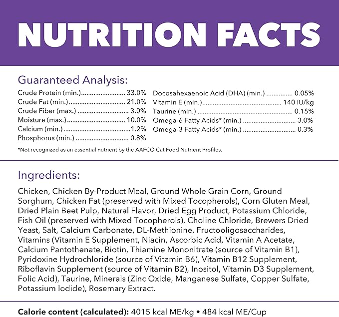 IAMS Proactive Health Kitten Dry Cat Food, Healthy Kitten Food Dry Recipe with Real Chicken in Every Bite, 3.5 Lb. Bag