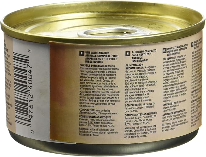 Zoo Med Laboratories SZMZM47 Zoo Can O Mini Mealies, 1.2-Ounce