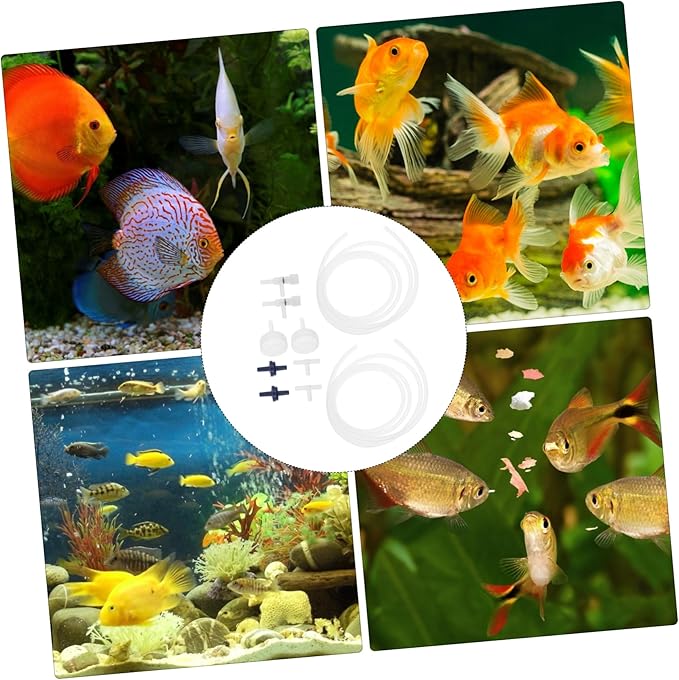 2sets Brine Shrimp Hatchery Kit Air Pump Incubator for Aquarium Easy to Clean and Install Suitable for Fish Tank Includes Accessories