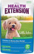 Health Extension Little Bites Dry Dog Food for Toy and Small Breeds, Chicken & Brown Rice Recipe, with Probiotics & Superfoods for Digestion & Coat Health, 10 lb Bag