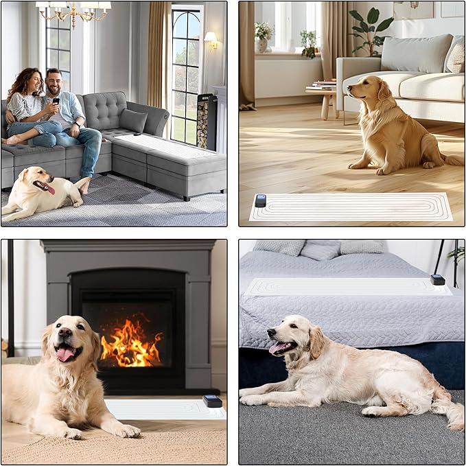 cat and Dog Feces pad -3 Modes, pet Training pad, Shock-Absorbing pad, can Keep Pets Away from Furniture, countertops, and Sofas - Indoor Animal Deterrent pad (30x16)