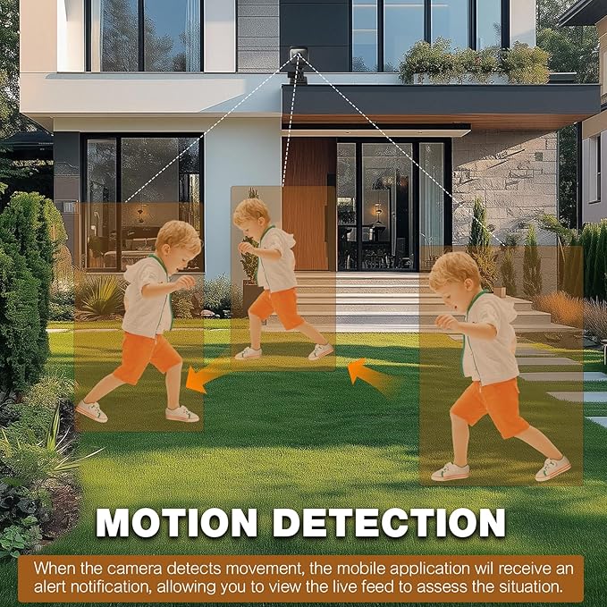 2K Mini Wireless Security Camera, Indoor Home WiFi Camera, Night Vision, Motion Detection, Pet Monitor & Elderly Care, WiFi 6(2.4G Only), Multi-User Sharing, Black