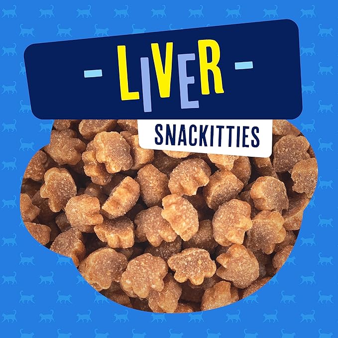 Fromm PurrSnackitty Liver Flavor Snackitties Treats - Premium Soft & Savory Cat Treats - Pack of (3) 3 oz Bags