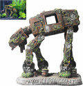fazhongfa Fish Tank Decorations Star Wars Aquarium Accessories Small to Large Fish Tank Resin Decor for Betta Goldfish Hideouts Cave Hide Ornament Backgrounds (at-Small)