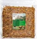 1LB Dried Mealworms Treat for Chicken, 100% Natural Non-GMO High Protein Organic Chicken Feed for Birds, Ducks, Layer Hens