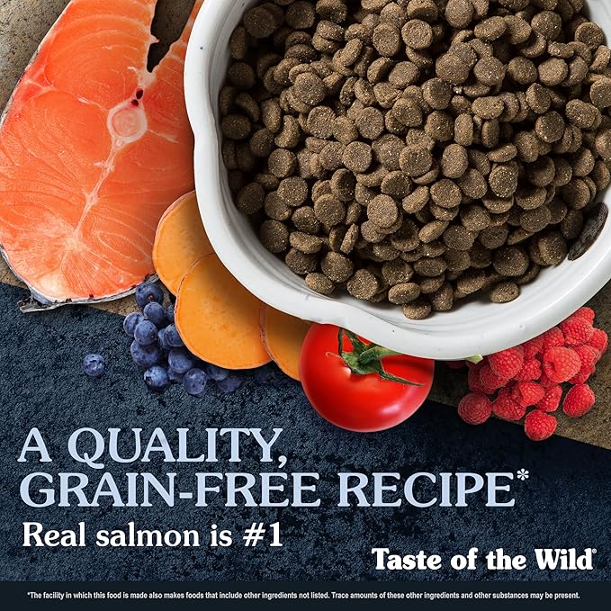 Taste of The Wild Pacific Stream Grain-Free Dry Dog Food With Smoke-Flavored Salmon 5lb