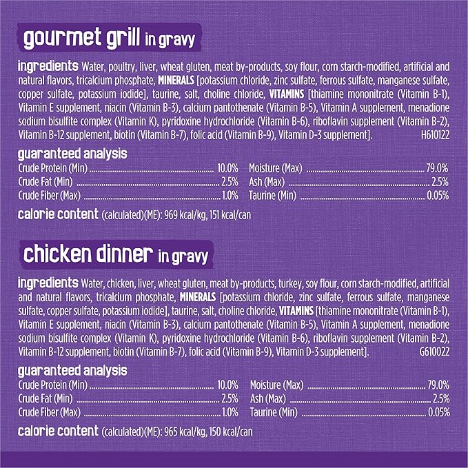 Purina Friskies Gravy Wet Cat Food Variety Pack, Meaty Bits - (Pack of 24) 5.5 oz. Cans