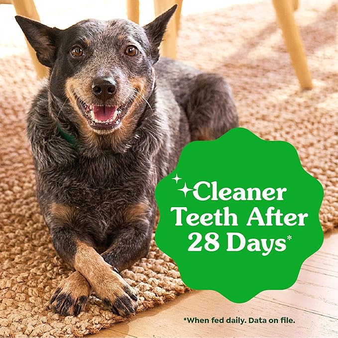 Greenies Veterinarian-Recommended Adult Natural Dental Dog Treats Teenie Size, Dog Dental Chews, Original Flavor, 27 oz. Pack, 96 Count