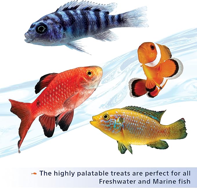 Aqueon Stick'ems Freeze-Dried Color Boosting Pet Fish Treat , 0.42 oz