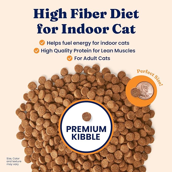 Solid Gold Indoor Dry Cat Food - Grain Free & Gluten Free - Salmon Cat Food Dry Kibble for Indoor Cats for Gut Health - Sensitive Stomach & Hairball Support for Adult Cats - 12LB