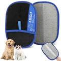 2Pcs Pet Hair Removal Glove,Double Sided Electrostatic, Reusable Cat & Dog Hair Remover Mitt for Furniture, Couch, Carpet, Car Seat, Quick Cleaning Grooming Glove