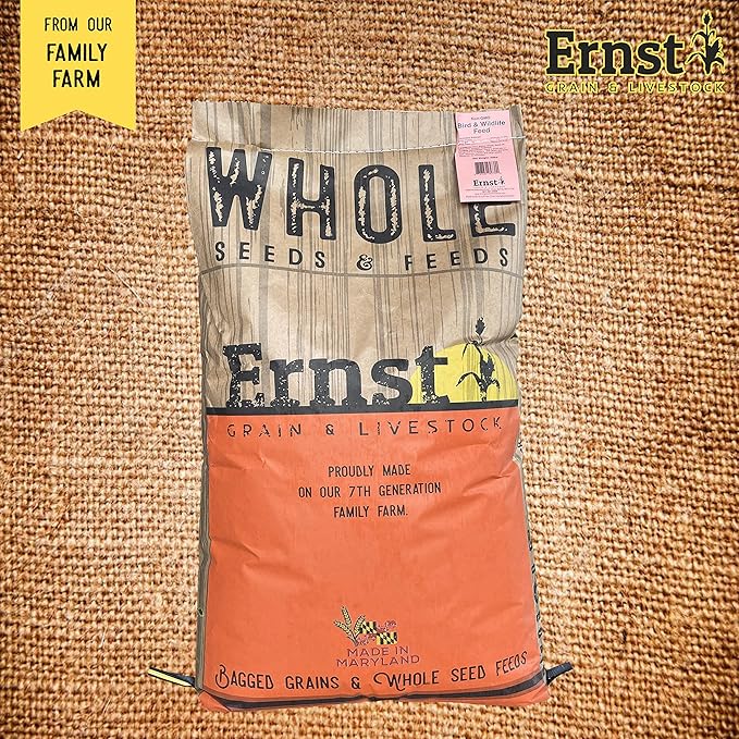 Ernst Grain & Livestock Cracked Corn, Non-GMO – Perfect Feed for Ducks, Squirrels, Chickens, Ducks, Deer, Rabbits, Geese, and More! (46 lb)