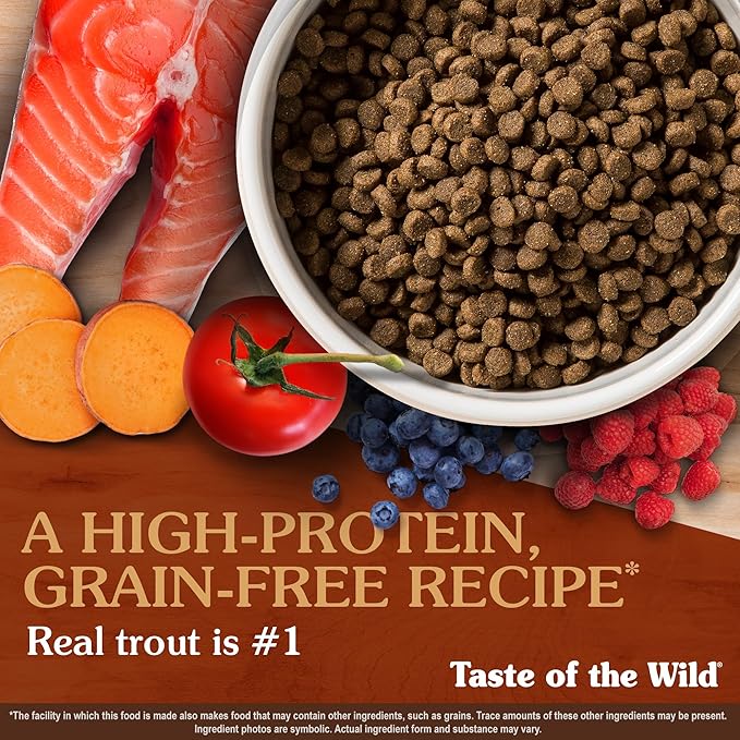 Taste Of The Wild Canyon River Grain-Free Dry Cat Food With Trout & Smoke-Flavored Salmon 5lb (Pack of 1)