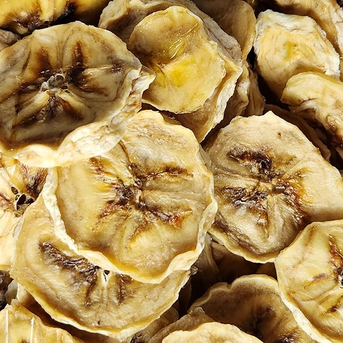 Dehydrated Banana Chips | Treats for Pet Parrots, Birds, Dogs, Hamsters, Guinea pigs, Ferrets, etc. | Small Business | Handmade (3 Ounces)