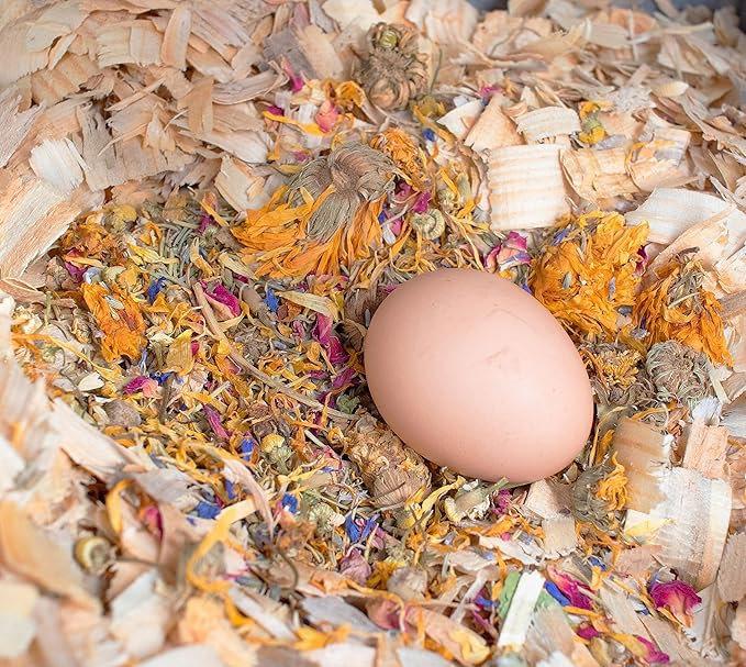 Pampered Chicken Mama Best Eggs Ever! Nesting Herbs for Chickens (8 Pounds Total) for Chicken Nesting Boxes Calcium Supplement for Chickens | Chicken Feed Supplies, Hen Treats for Coops (8 Bags)