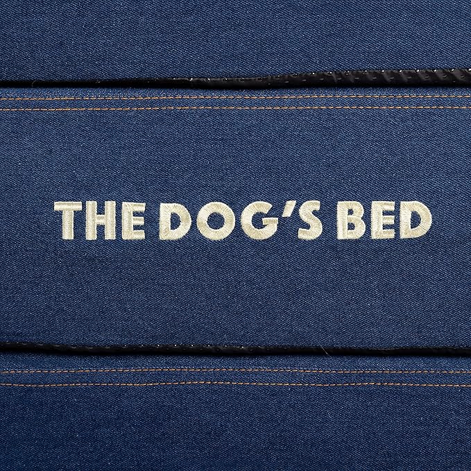 The Dog’s Bed Orthopedic Memory Foam Dog Bed Mattress, Oxford Fabric, Real Blue Denim, XXL, 6-Inch